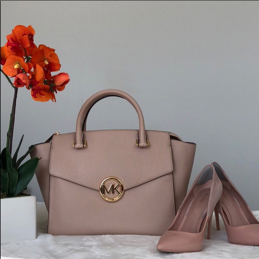 🆕 MICHAEL KORS large HUDSON SATCHEL